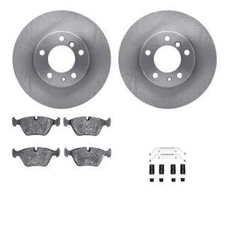 R1 Concepts WFWH1-31021 E- Line Series Brake Rotor W/ Ceramic Brake Pads & Hdw